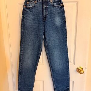 Zara High-waisted "Mom Fit" jeans